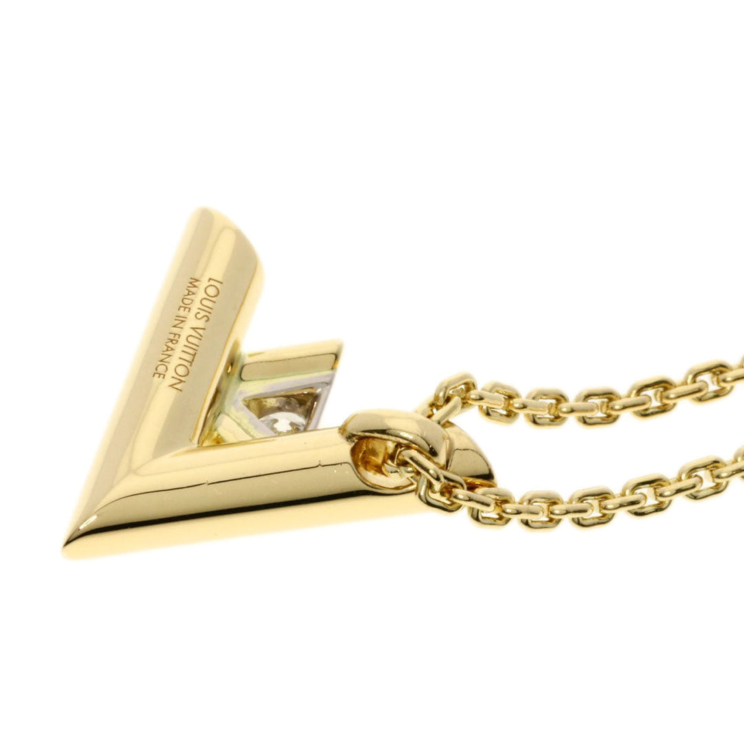 LOUIS VUITTON Necklace 18K Yellow Gold gold Volt One GM Diamond Q93808 Women Used Authentic