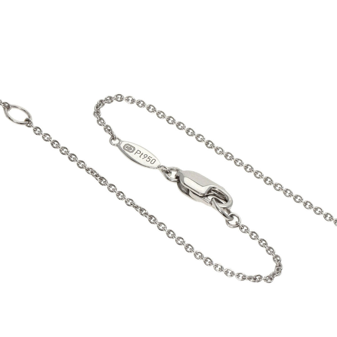 HARRY WINSTON Necklace PT950 Silver Solitaire diamond Women Used Authentic