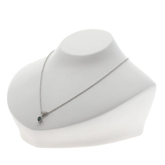 MIKIMOTO Necklace K18WG Silver Alexandrite diamond Women Used Authentic