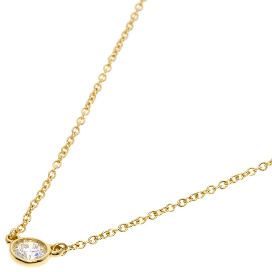 TIFFANY&Co. Necklace 18K Yellow Gold gold By the yard diamond Women Used Authentic