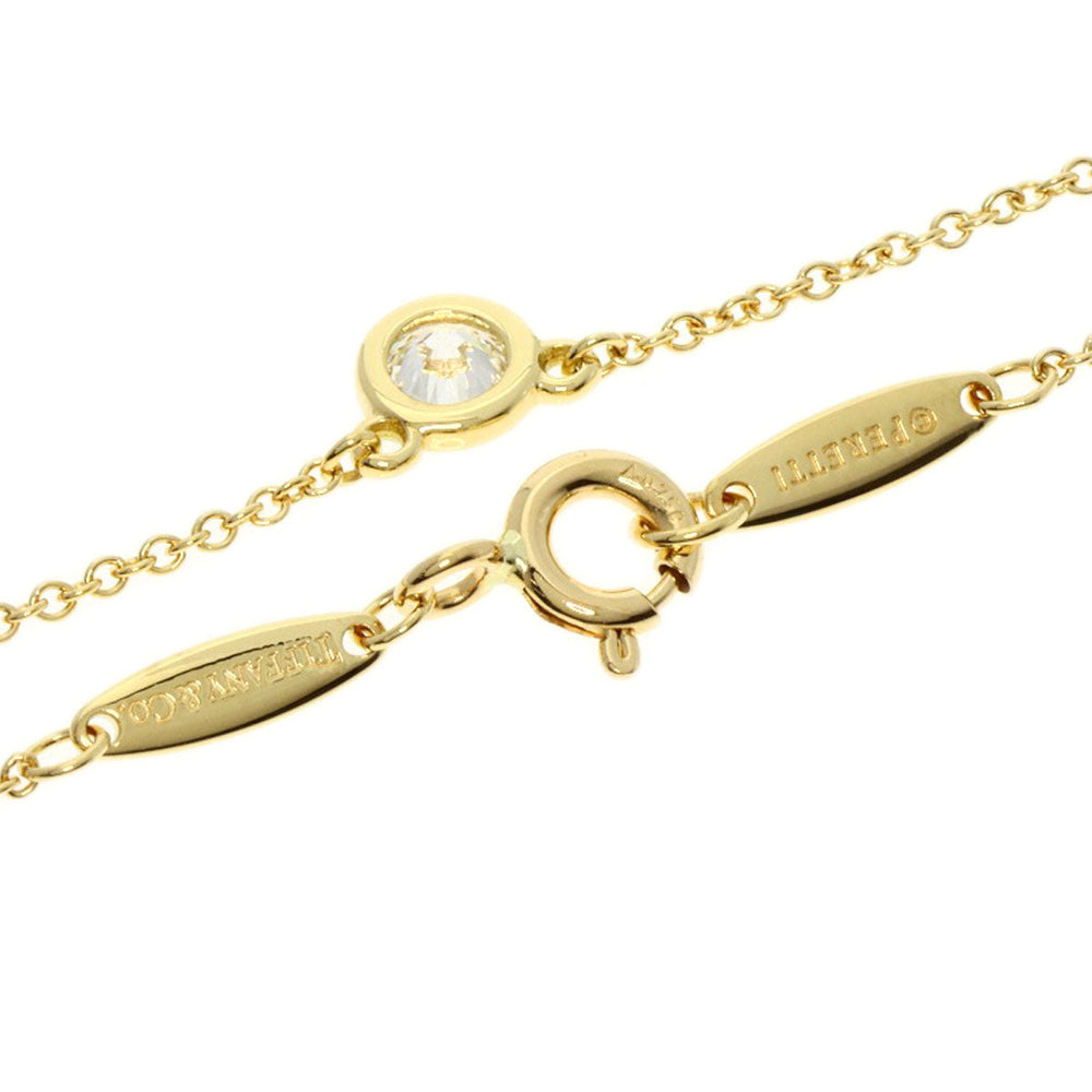 TIFFANY&Co. Necklace 18K Yellow Gold gold By the yard diamond Women Used Authentic
