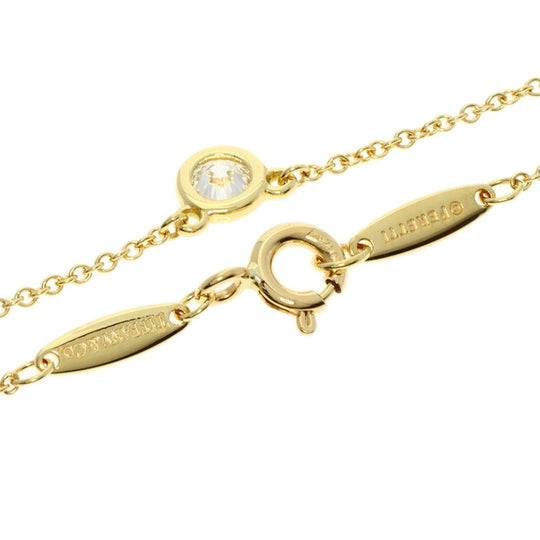 TIFFANY&Co. Necklace 18K Yellow Gold gold By the yard diamond Women Used Authentic