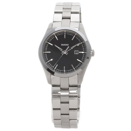 RADO Watches Quartz R32110153 Stainless Steel , Stainless Steel Silver Hyperchrome 1.2" black dial Women Used Authentic