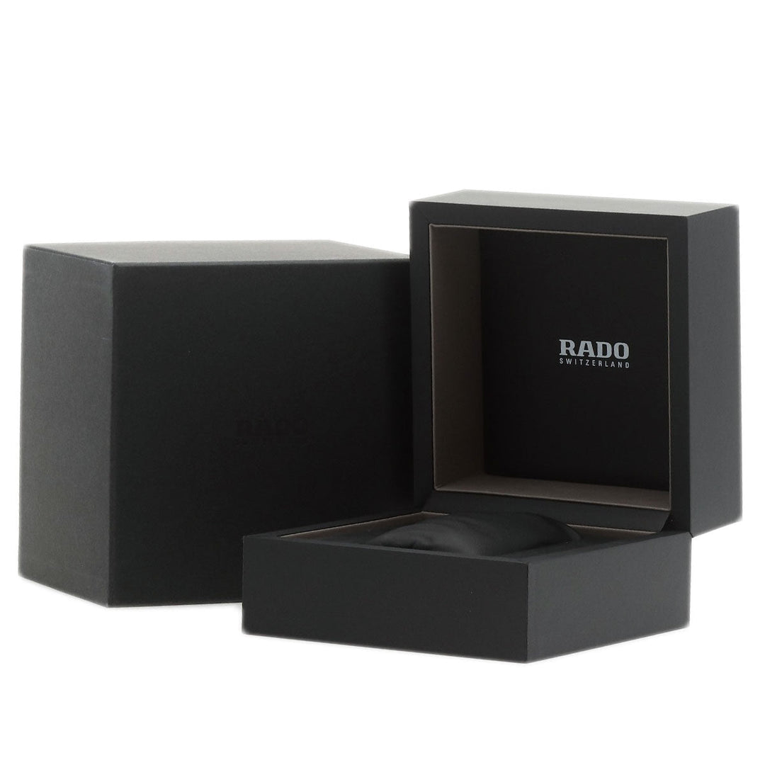 RADO Watches Quartz R32110153 Stainless Steel , Stainless Steel Silver Hyperchrome 1.2" black dial Women Used Authentic