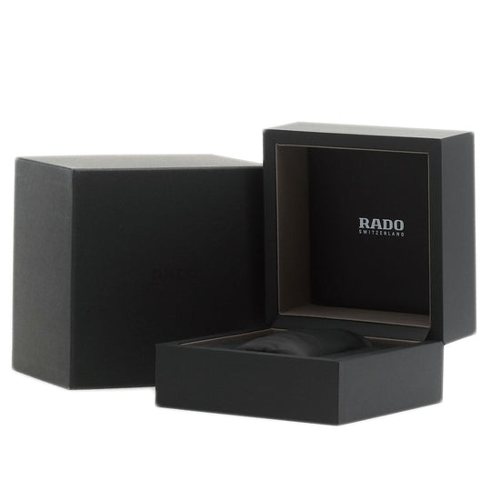 RADO Watches Quartz R32110153 Stainless Steel , Stainless Steel Silver Hyperchrome 1.2" black dial Women Used Authentic