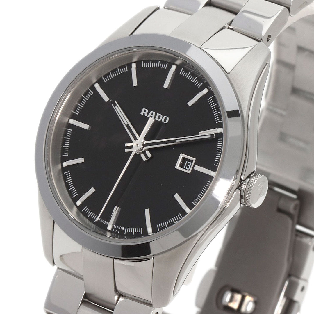 RADO Watches Quartz R32110153 Stainless Steel , Stainless Steel Silver Hyperchrome 1.2" black dial Women Used Authentic