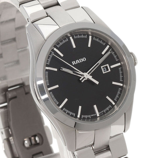 RADO Watches Quartz R32110153 Stainless Steel , Stainless Steel Silver Hyperchrome 1.2" black dial Women Used Authentic