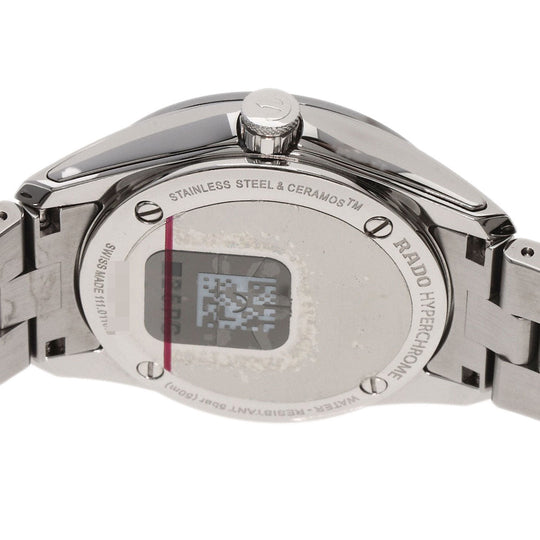 RADO Watches Quartz R32110153 Stainless Steel , Stainless Steel Silver Hyperchrome 1.2" black dial Women Used Authentic