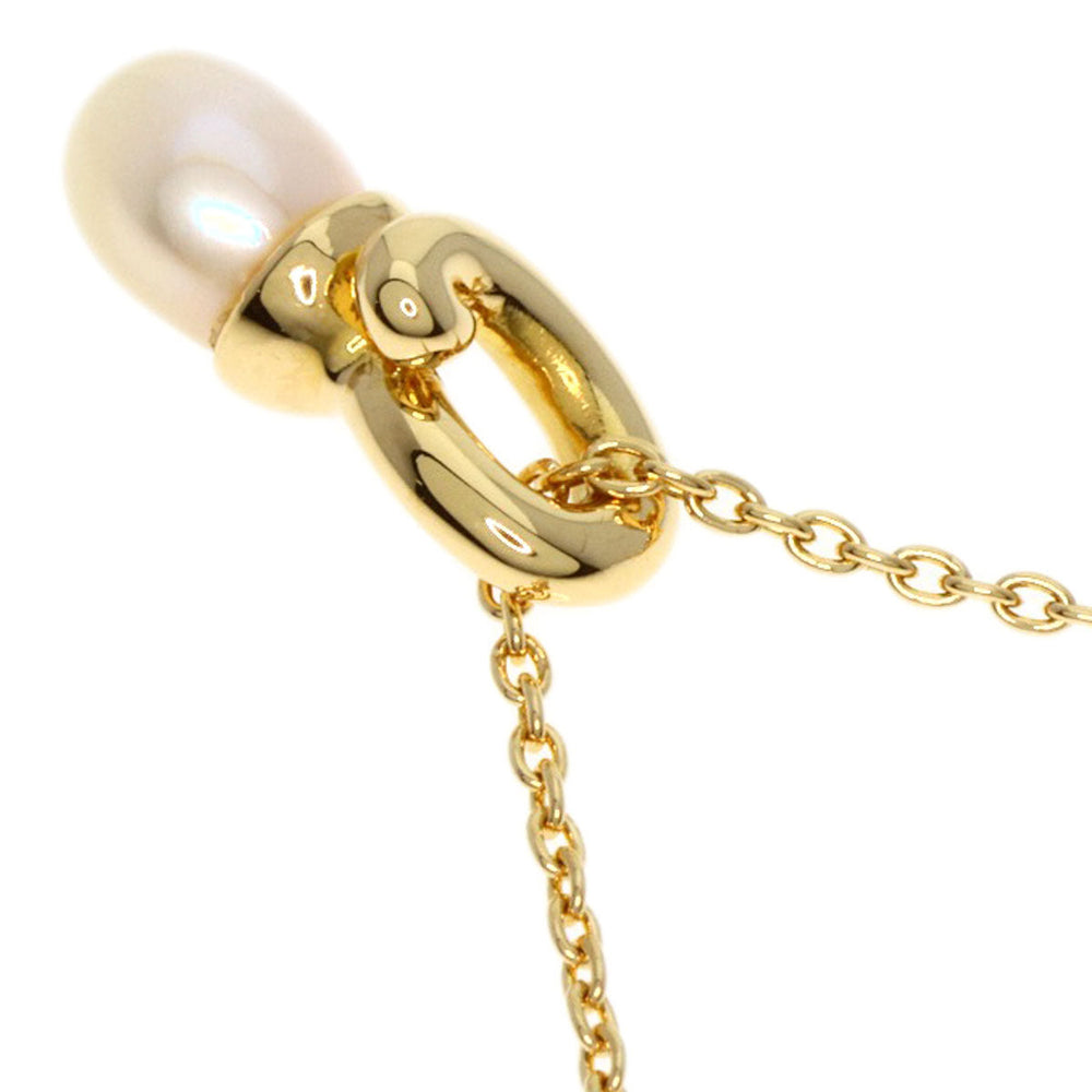 VANDOME Necklace 18K Yellow Gold gold Freshwater Pearl Women Used Authentic