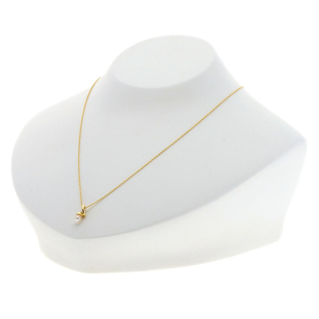 VANDOME Necklace 18K Yellow Gold gold Freshwater Pearl Women Used Authentic