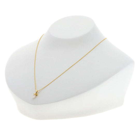 VANDOME Necklace 18K Yellow Gold gold Freshwater Pearl Women Used Authentic