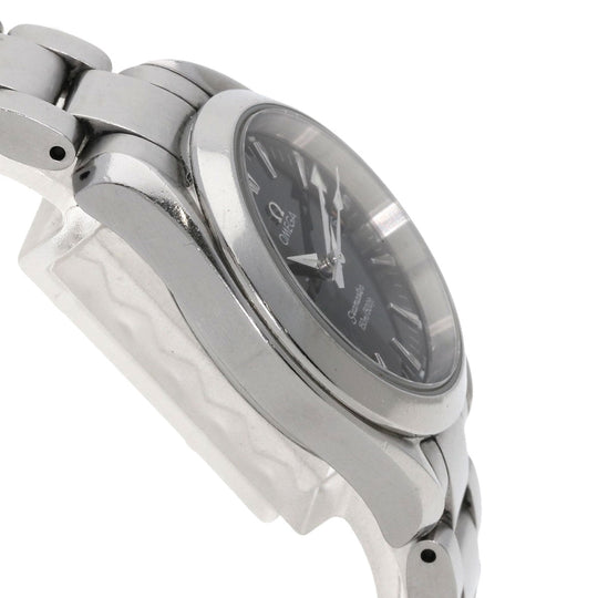 OMEGA Watches Quartz 2577.50 Stainless Steel Silver Seamaster Aqua Terra black dial