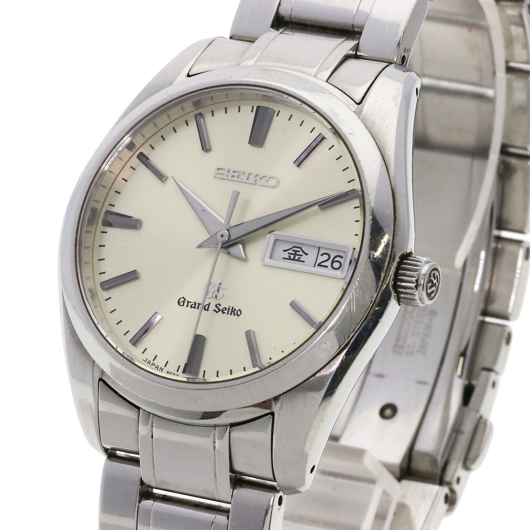 SEIKO Watches Quartz SBGT235 Stainless Steel , Stainless Steel Silver Grand Seiko Silver dial mens Used Authentic