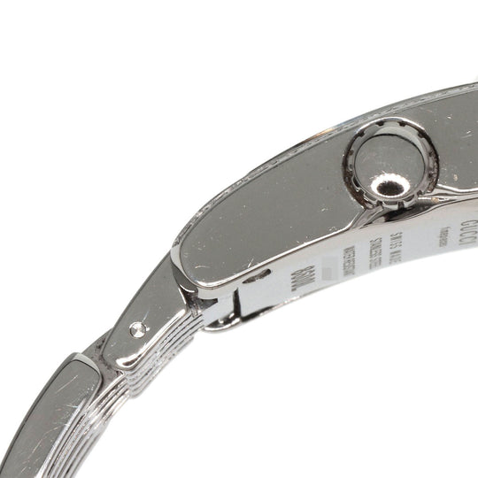 GUCCI Watches Quartz 8600L Stainless Steel Silver G Metro Diamond White shell dial