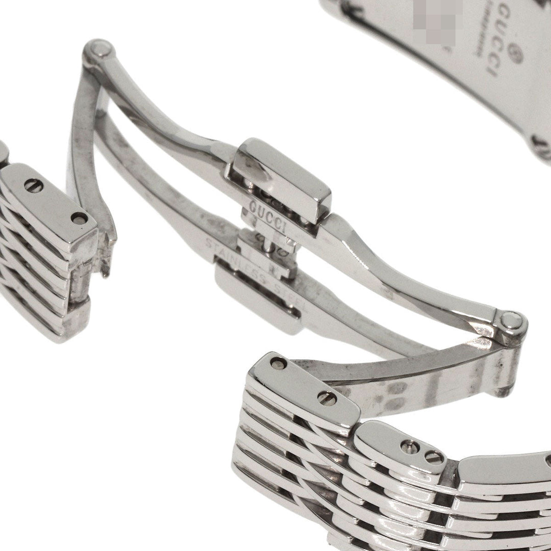 GUCCI Watches Quartz 8600L Stainless Steel Silver G Metro Diamond White shell dial