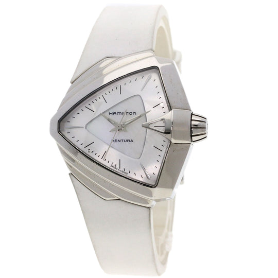 HAMILTON Watches Quartz H24251391 Stainless Steel Silver Ventura White shell dial