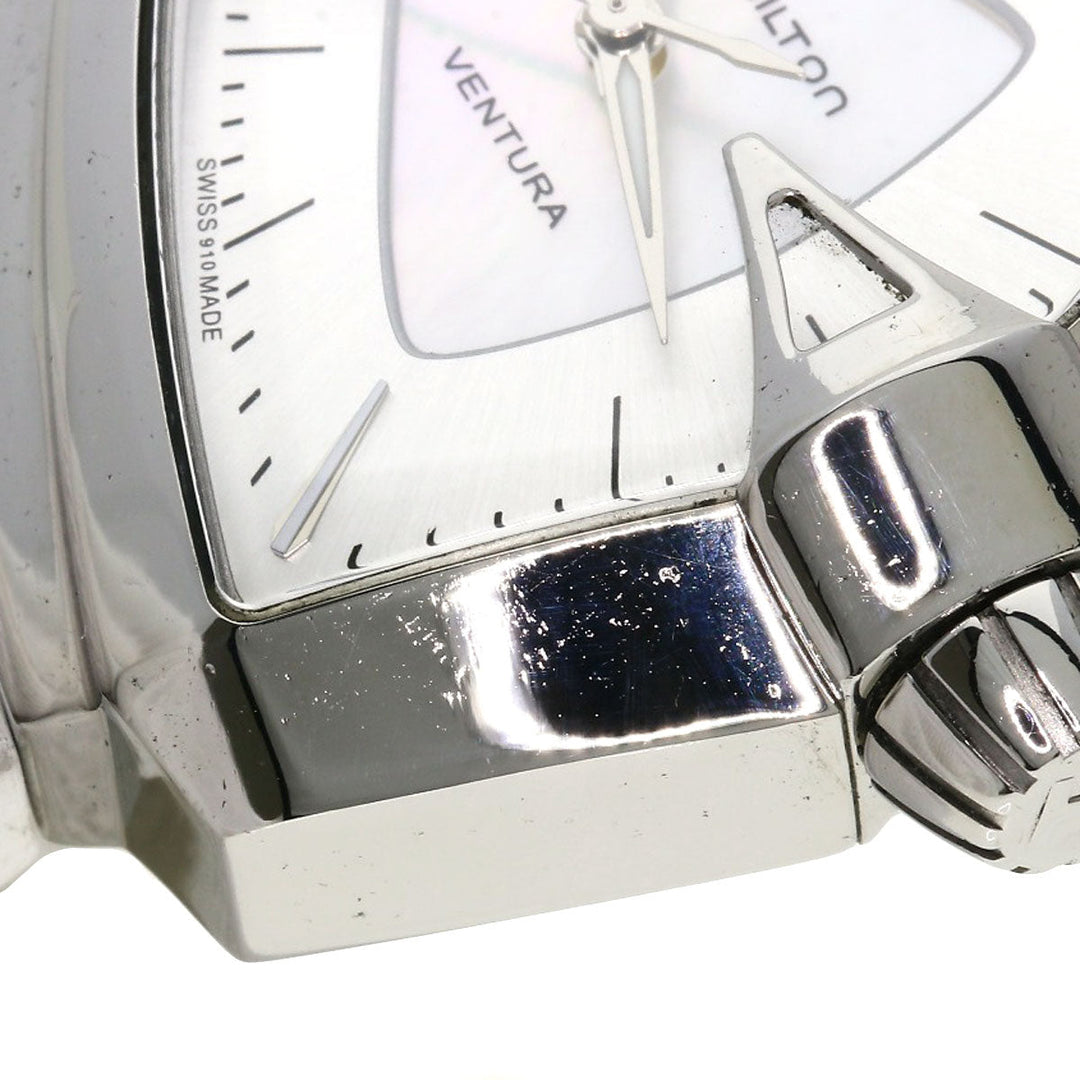 HAMILTON Watches Quartz H24251391 Stainless Steel Silver Ventura White shell dial