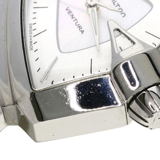 HAMILTON Watches Quartz H24251391 Stainless Steel Silver Ventura White shell dial
