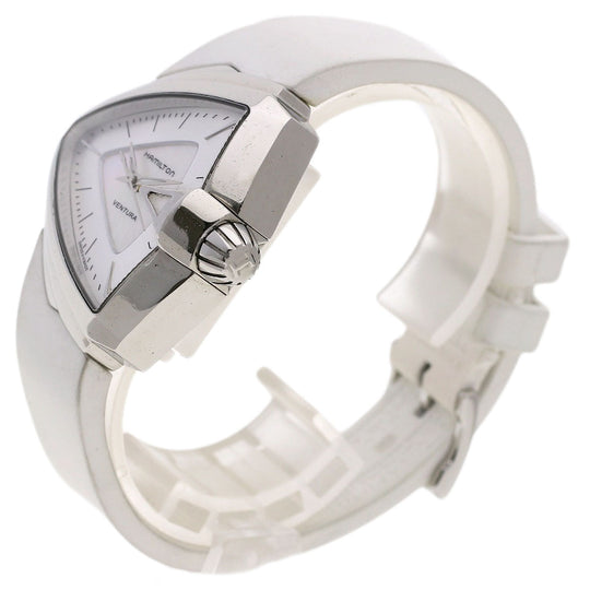 HAMILTON Watches Quartz H24251391 Stainless Steel Silver Ventura White shell dial