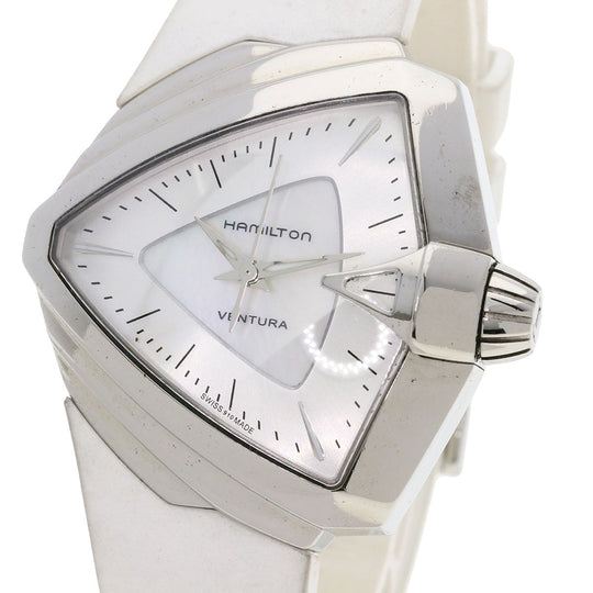HAMILTON Watches Quartz H24251391 Stainless Steel Silver Ventura White shell dial
