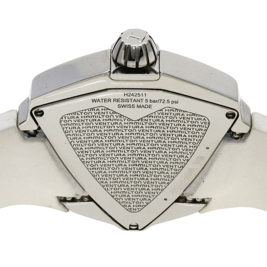 HAMILTON Watches Quartz H24251391 Stainless Steel Silver Ventura White shell dial