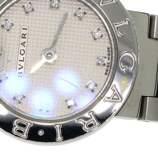 BVLGARI Watches Quartz BB23SS Stainless Steel Silver BVLGARI BVLGARI 12P Diamond Silver dial