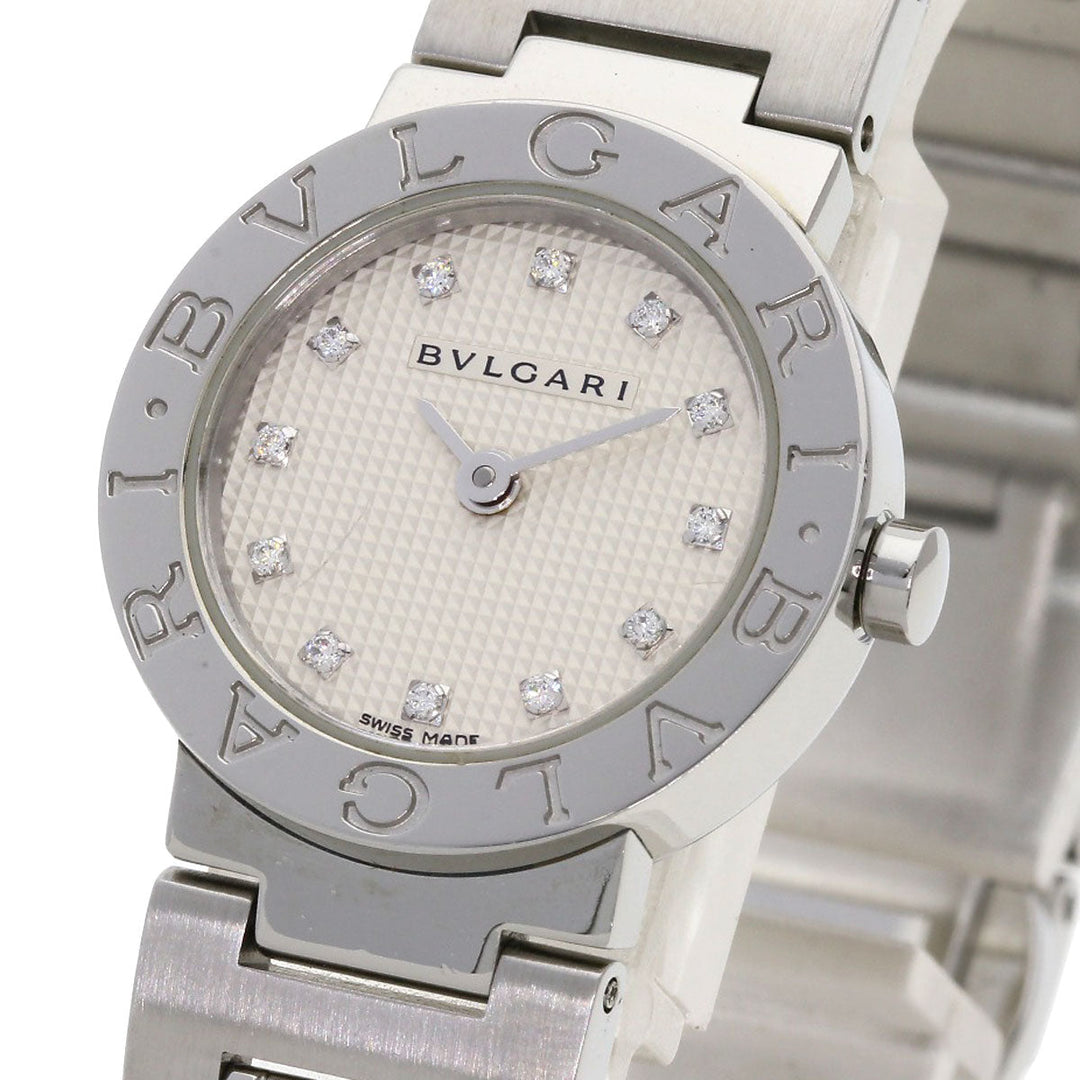BVLGARI Watches Quartz BB23SS Stainless Steel Silver BVLGARI BVLGARI 12P Diamond Silver dial