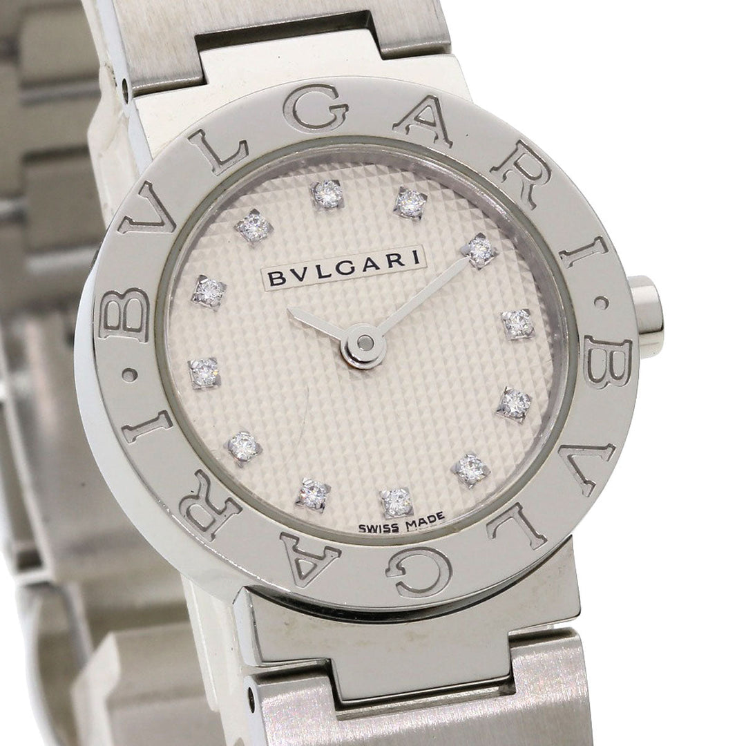 BVLGARI Watches Quartz BB23SS Stainless Steel Silver BVLGARI BVLGARI 12P Diamond Silver dial