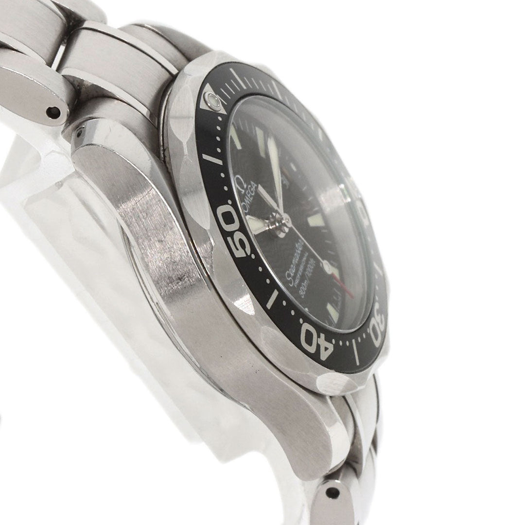 OMEGA Watches Quartz 2282.50 Stainless Steel Silver Seamaster 300 date black dial