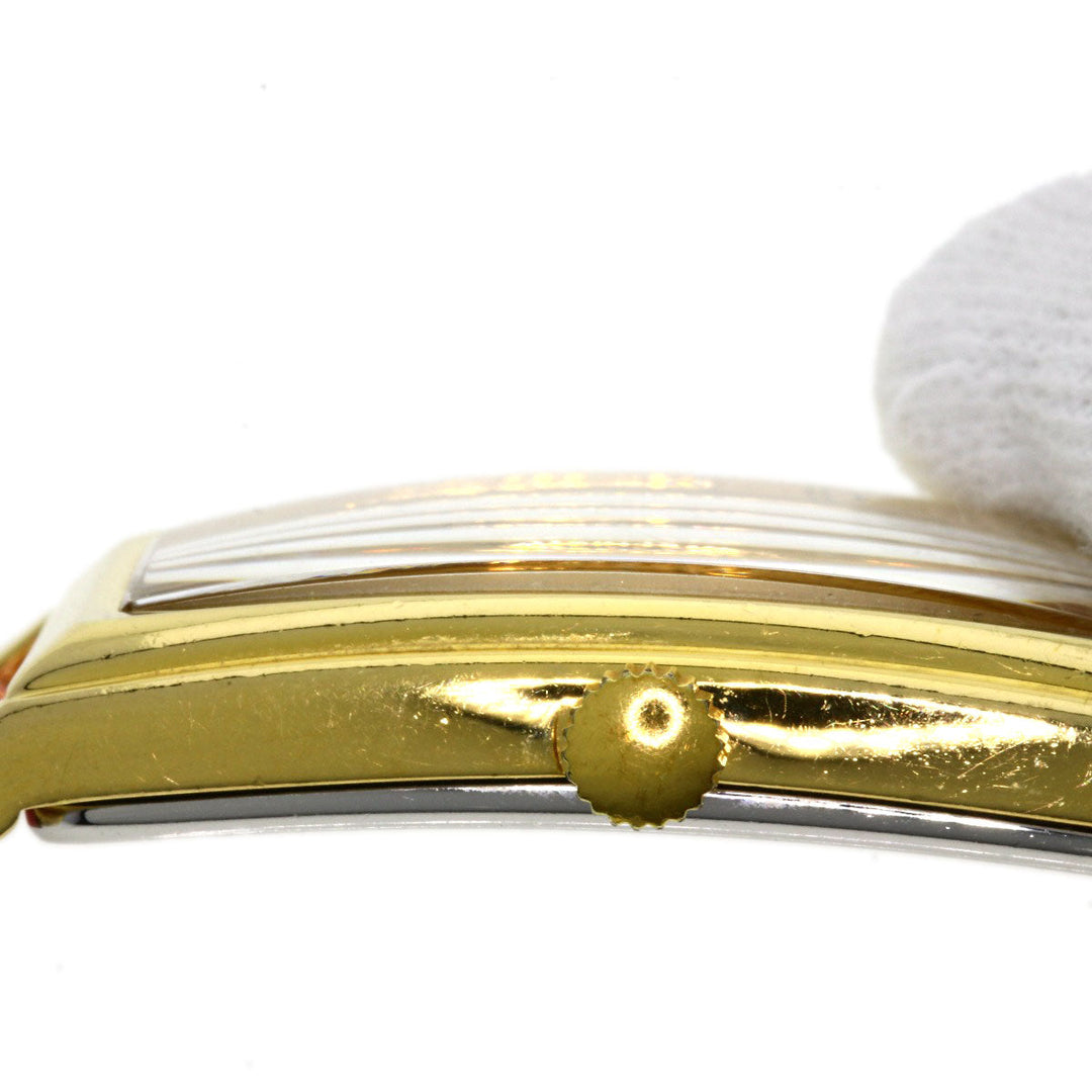 HAMILTON Watches Quartz Gold Plated, Leather gold Small Second 6254 gold dial Women Used Authentic