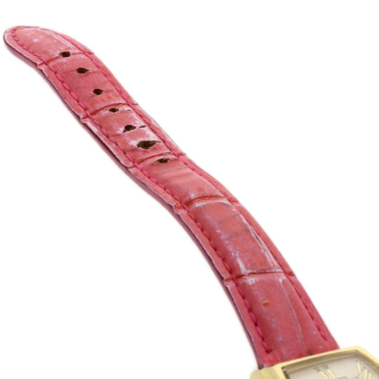 HAMILTON Watches Quartz Gold Plated, Leather gold Small Second 6254 gold dial Women Used Authentic