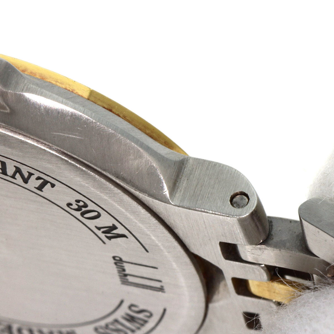 Dunhill Watches Quartz Stainless Steel gold Elite Diamond Bezel white dial