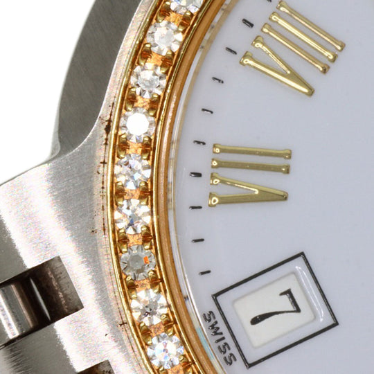 Dunhill Watches Quartz Stainless Steel gold Elite Diamond Bezel white dial