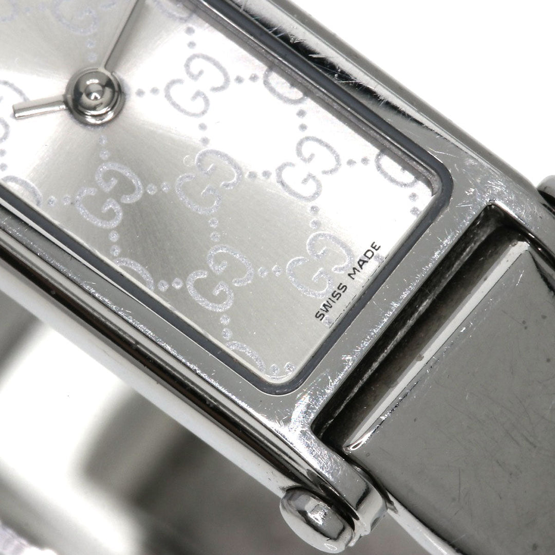 GUCCI Watches Quartz Stainless Steel Silver 1500L 1P Diamond Silver dial