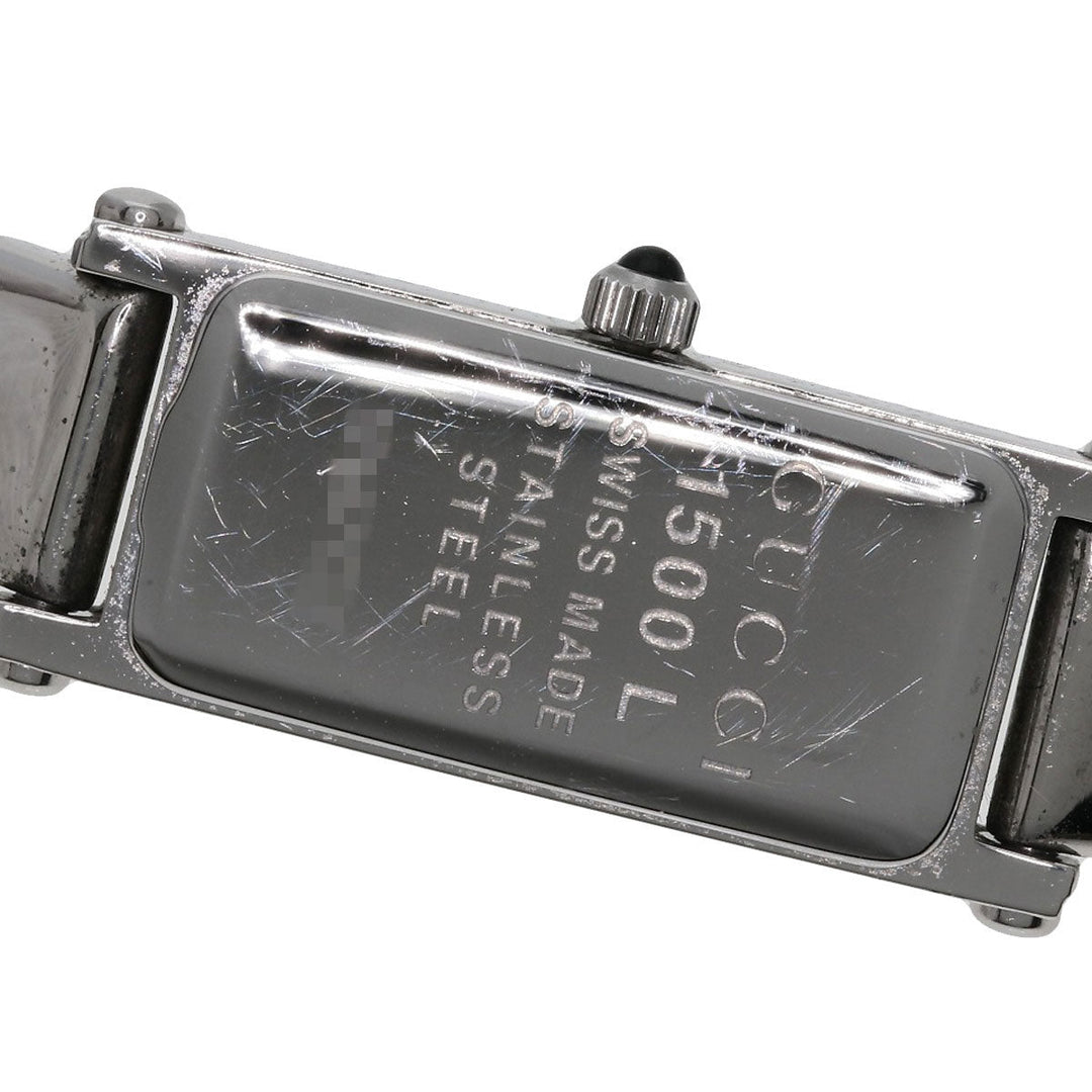 GUCCI Watches Quartz Stainless Steel Silver 1500L 1P Diamond Silver dial