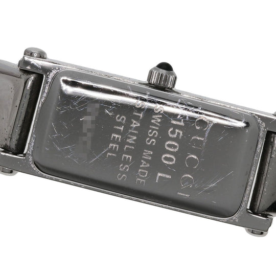 GUCCI Watches Quartz Stainless Steel Silver 1500L 1P Diamond Silver dial
