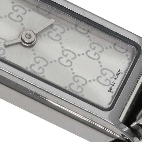 GUCCI Watches Quartz Stainless Steel Silver 1500L 1P Diamond Silver dial