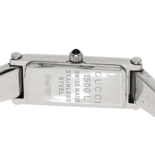 GUCCI Watches Quartz Stainless Steel Silver 1500L 1P Diamond Silver dial