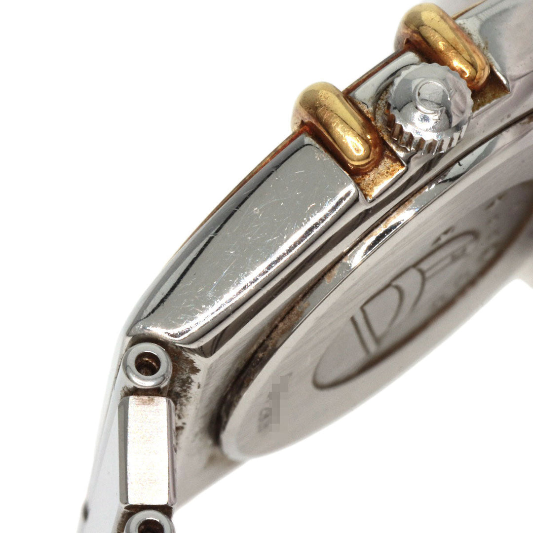 OMEGA Watches Quartz Stainless Steel Silver Constellation flat bezel Ivory dial