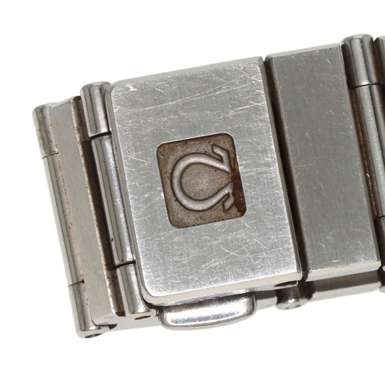OMEGA Watches Quartz Stainless Steel Silver Constellation flat bezel Ivory dial