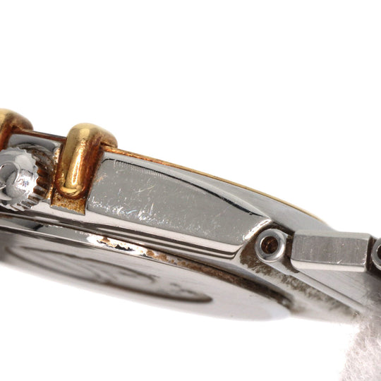 OMEGA Watches Quartz Stainless Steel Silver Constellation flat bezel Ivory dial