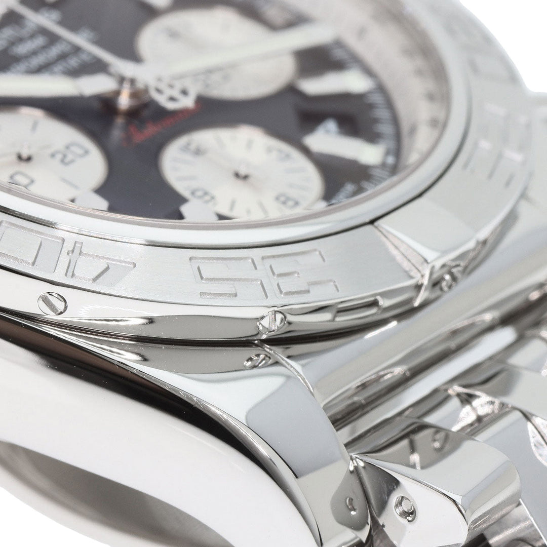 BREITLING Watches AB0110 Stainless Steel Silver Chrono mat 44 mens Used Authentic