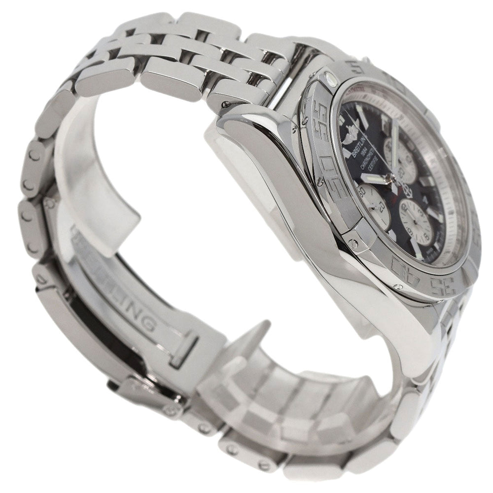 BREITLING Watches AB0110 Stainless Steel Silver Chrono mat 44 mens Used Authentic