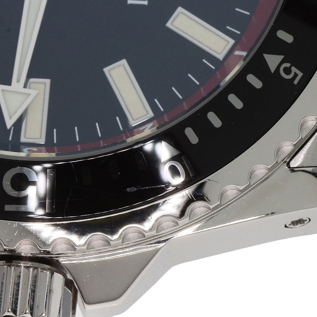 GUCCI Watches Quartz YA136.2 Stainless Steel , Stainless Steel Silver Dive DIVE black dial mens Used Authentic