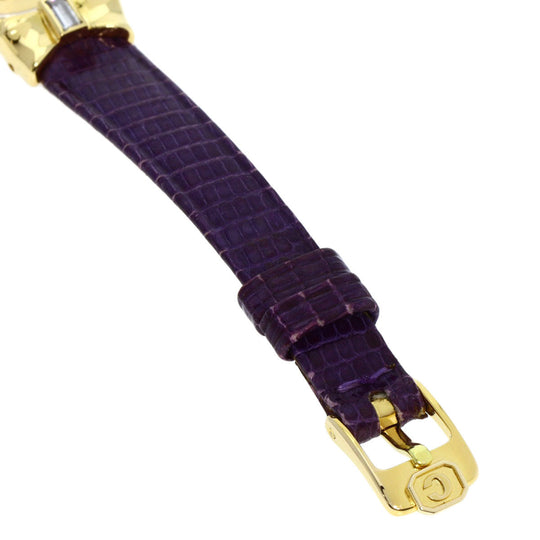 Chopard Watches Quartz 20/5334 K18YG, leather gold Happy Diamond Ribbon Manufacturer Complete gold dial Women Used Authentic