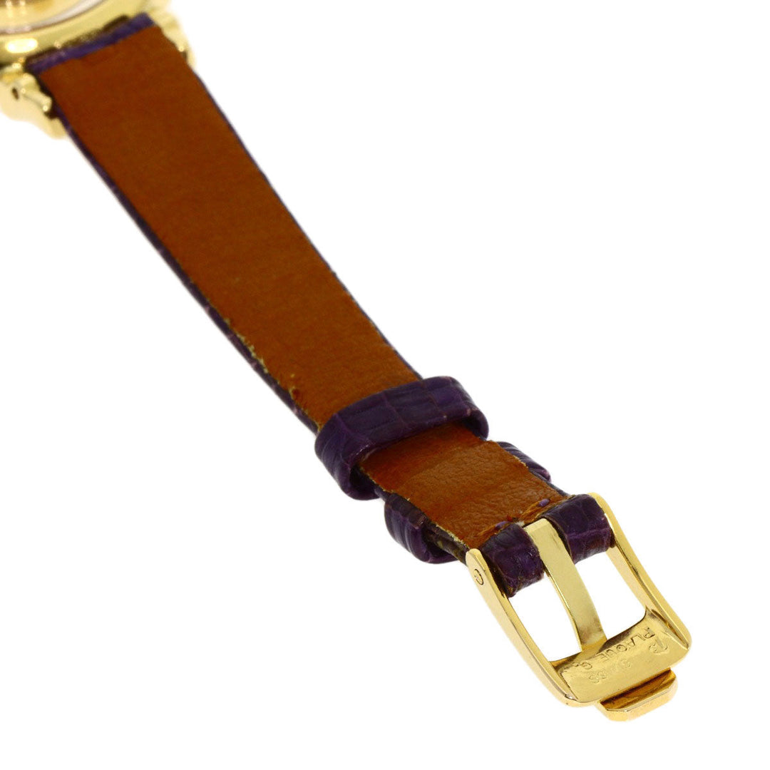 Chopard Watches Quartz 20/5334 K18YG, leather gold Happy Diamond Ribbon Manufacturer Complete gold dial Women Used Authentic