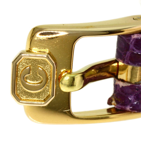 Chopard Watches Quartz 20/5334 K18YG, leather gold Happy Diamond Ribbon Manufacturer Complete gold dial Women Used Authentic