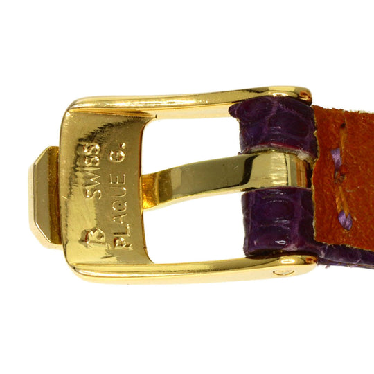 Chopard Watches Quartz 20/5334 K18YG, leather gold Happy Diamond Ribbon Manufacturer Complete gold dial Women Used Authentic