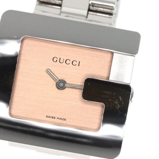 GUCCI Watches Quartz Stainless Steel , Stainless Steel Silver 3600L Orange dial Women Used Authentic