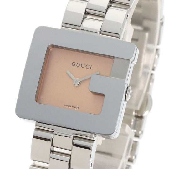 GUCCI Watches Quartz Stainless Steel , Stainless Steel Silver 3600L Orange dial Women Used Authentic